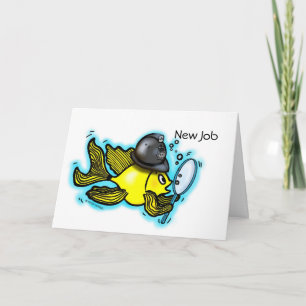 Tarjeta de felicitación británica divertida del