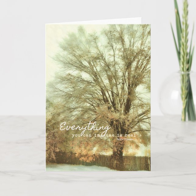 Tarjeta de felicitación BRONZE GILDING (Anverso)