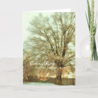 Tarjeta de felicitación BRONZE GILDING