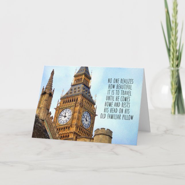 Tarjeta de felicitación BRONZED BEN (Anverso)