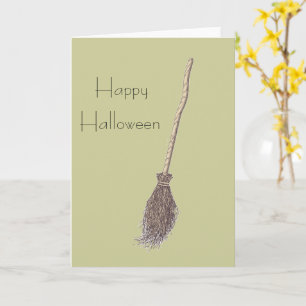 Tarjeta de felicitación Broomstick