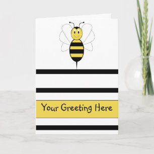 Tarjeta de felicitación Bumble Bee
