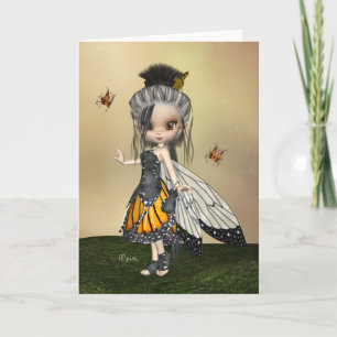 Tarjeta de felicitación "Butterfly Fae"