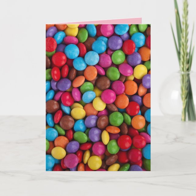 Tarjeta de felicitación Button Candy (Anverso)