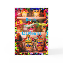 Tarjeta de felicitación Calaveritas de Azucar de 5