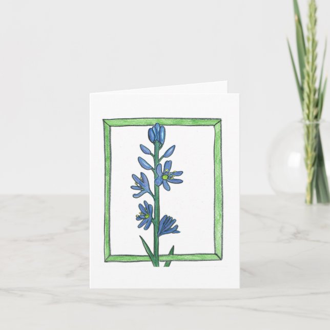 Tarjeta de felicitación Camas Lily (Anverso)