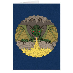 Tarjeta de felicitación Cavern Dragon 2016