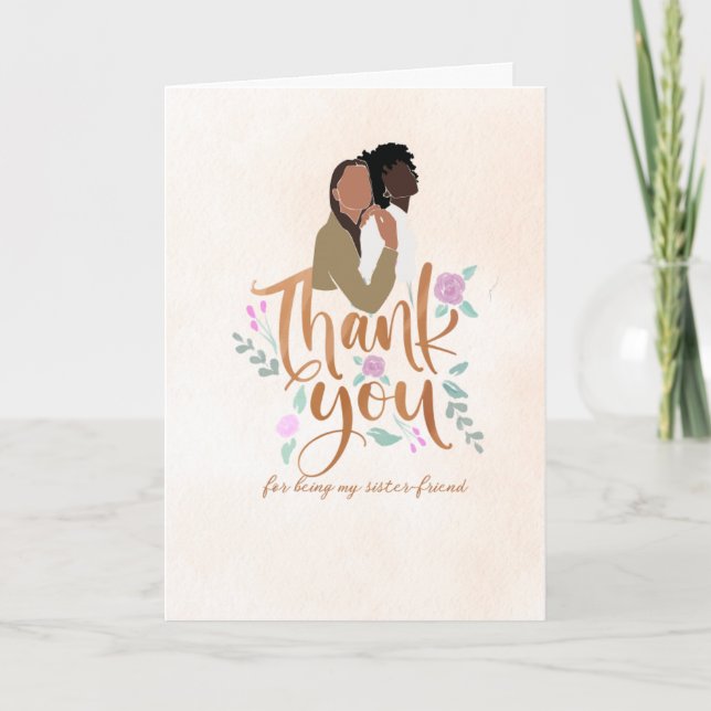 Tarjeta de felicitación: Celebrando la hermandad (Anverso)