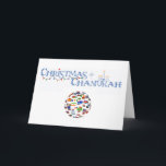 Tarjeta de felicitación Chanukah para navidades<br><div class="desc">¡¡¡Una gran celebración de un gran mundo!!!</div>