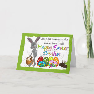 Tarjeta de felicitación chistosa de Pascua de la