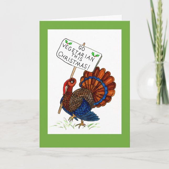 Tarjeta de felicitación chistosa de Turquía del (Anverso)