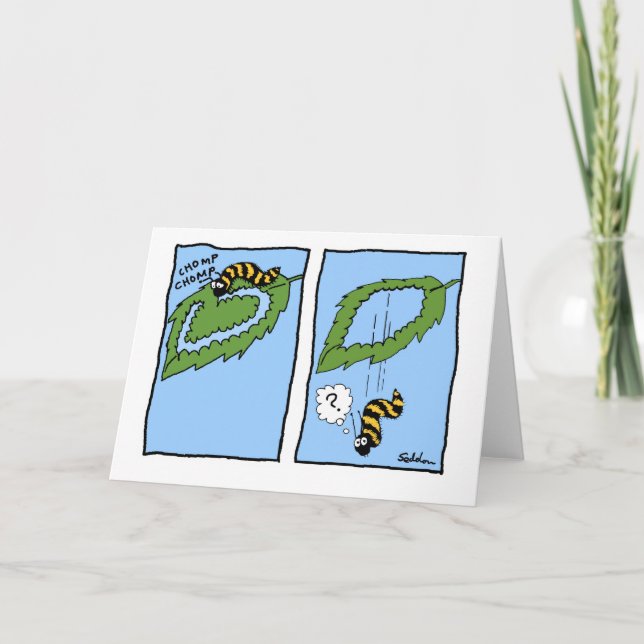 Tarjeta de felicitación chistosa por Mike Seddon (Anverso)