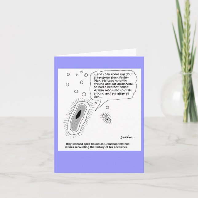 Tarjeta de felicitación chistosa por Mike Seddon (Anverso)