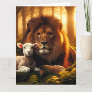 Tarjeta de felicitación Christian Blank de LION &