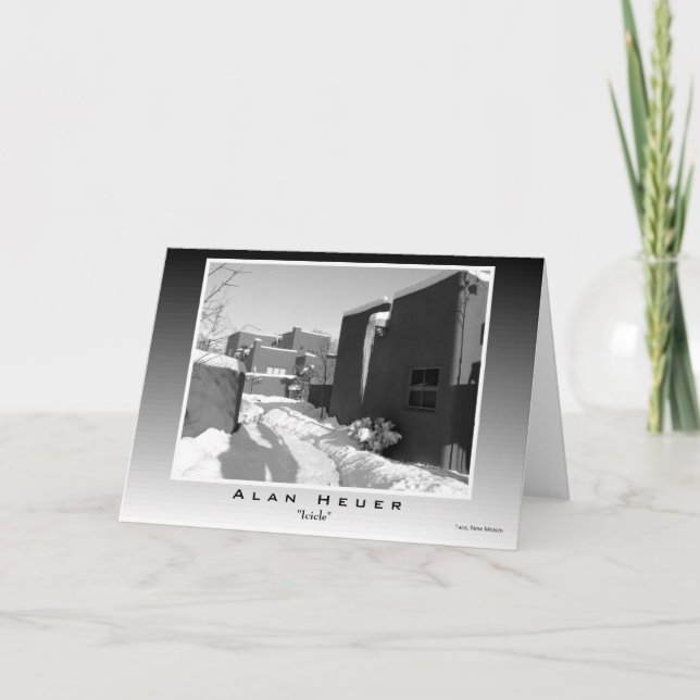 Tarjeta de felicitación - "Ciclo" (Anverso)