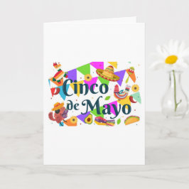 Tarjeta de Felicitación Cinco De Mayo