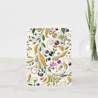 Tarjeta de felicitación - círculo toscano