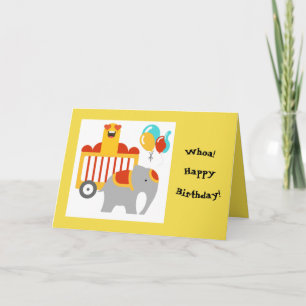 Tarjeta de felicitación Circus Happy Birthday