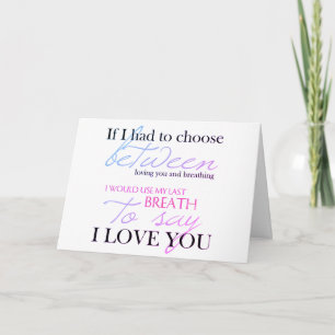 Tarjeta de felicitación - Cita de amor