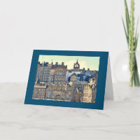Tarjeta de felicitación Ciudad Vieja de Edimburgo