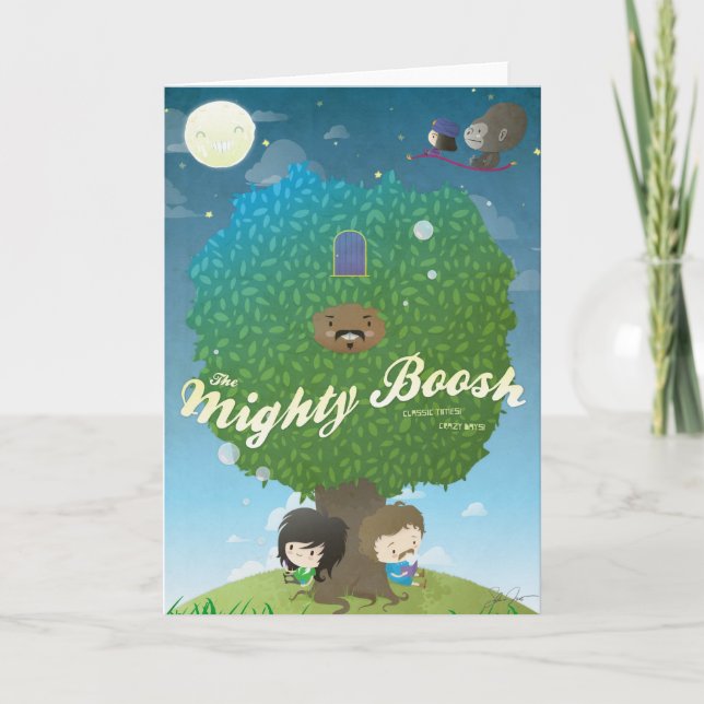 Tarjeta de felicitación clásica de las épocas (Anverso)