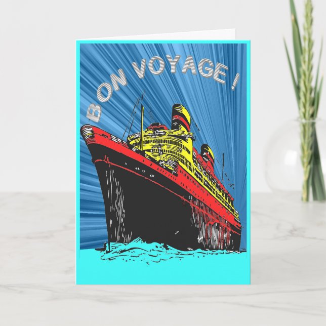 Tarjeta de felicitación clásica de Voyage de Vinat (Anverso)
