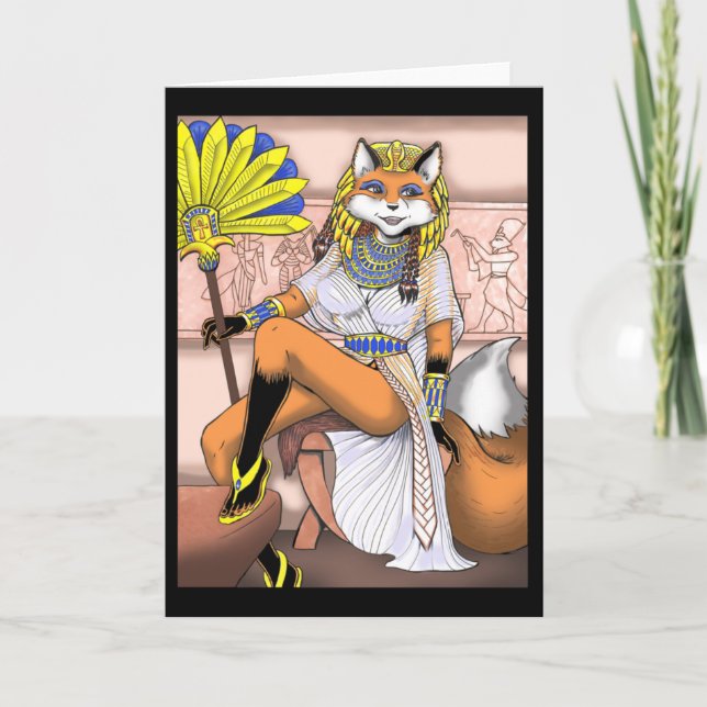 Tarjeta de felicitación Cleopatra (Anverso)