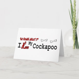 Tarjeta de felicitación Cockapoo (I Love)