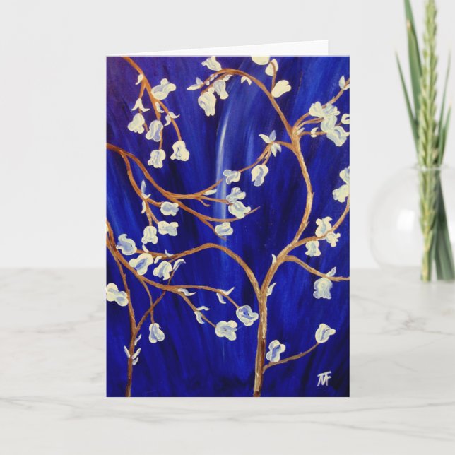 Tarjeta de felicitación colgada ahí (Anverso)