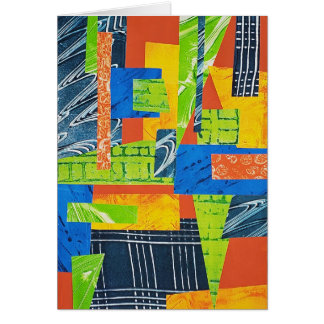 Tarjeta de felicitación Collage brillante 1