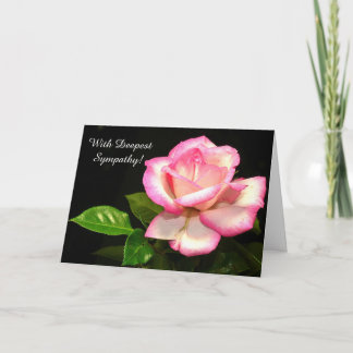 Tarjeta de felicitación color de rosa rosada