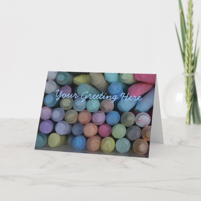 Tarjeta de Felicitación Colorida (Anverso)