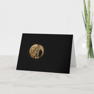 Tarjeta de felicitación (compuesta) del cuervo y