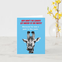 Tarjeta de Felicitación con Chiste Divertido de Ji