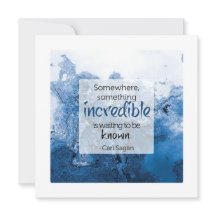 Tarjeta de felicitación con cita inspiradora de Ca