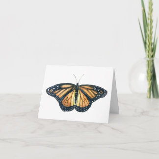 Tarjeta de felicitación con diseño de mariposa Mon