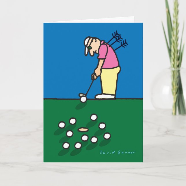 Tarjeta de felicitación con el ilustracion del (Anverso)