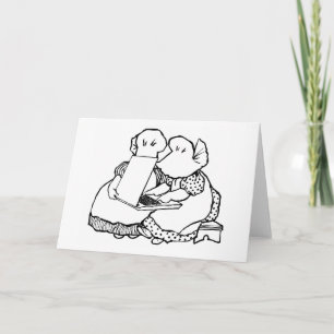 Tarjeta de felicitación con el logotipo inteligent