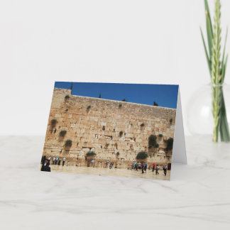 Tarjeta de felicitación con el Muro Occidental