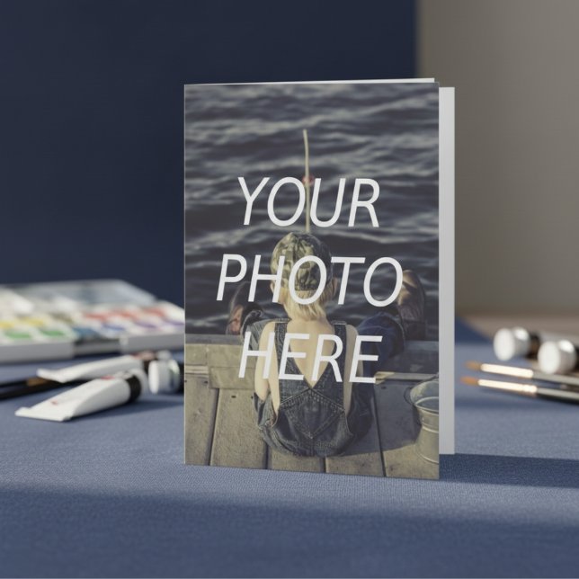 Tarjeta de Felicitación con Foto (Personalized Photo Card )