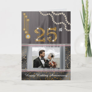 Tarjeta de Felicitación con Foto de Aniversario nú