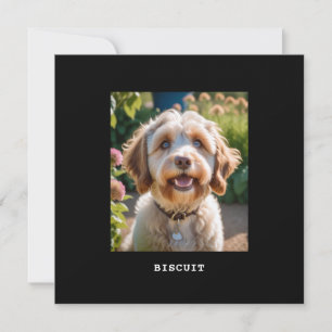 Tarjeta de Felicitación con Foto de Mascota Person