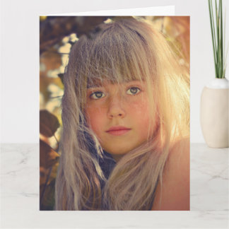 Tarjeta de felicitación con foto personalizada