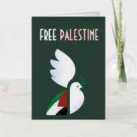 Tarjeta de Felicitación con Holograma de Palestina