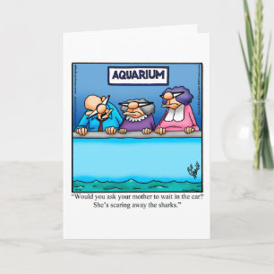 Tarjeta de Felicitación con Humor Divertido para S
