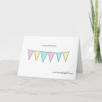 Tarjeta de felicitación con imagen de agrupamiento