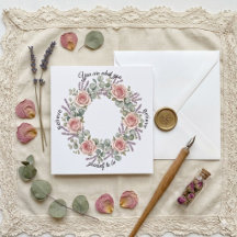 Tarjeta de felicitación con palabras de aliento