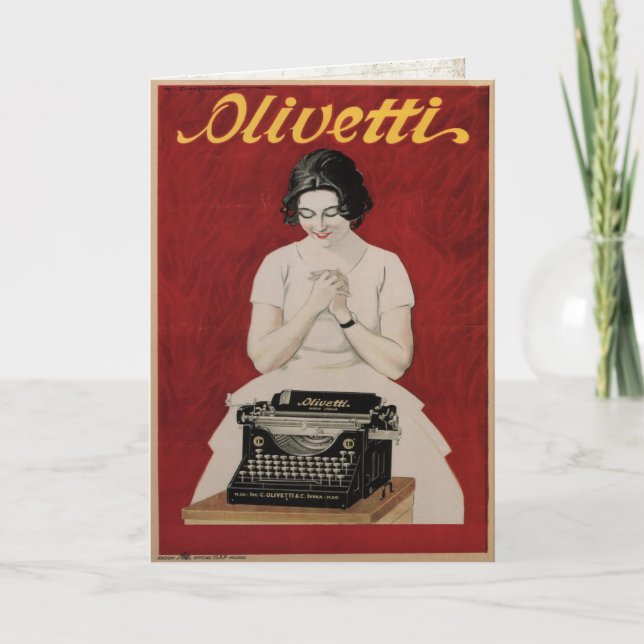 Tarjeta de felicitación con publicidad impresa en  (Anverso)