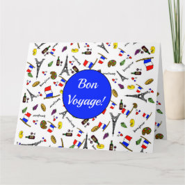 Tarjeta de Felicitación con Tema Francés de Buen V