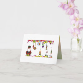 Tarjeta de felicitación con temática Nowruz